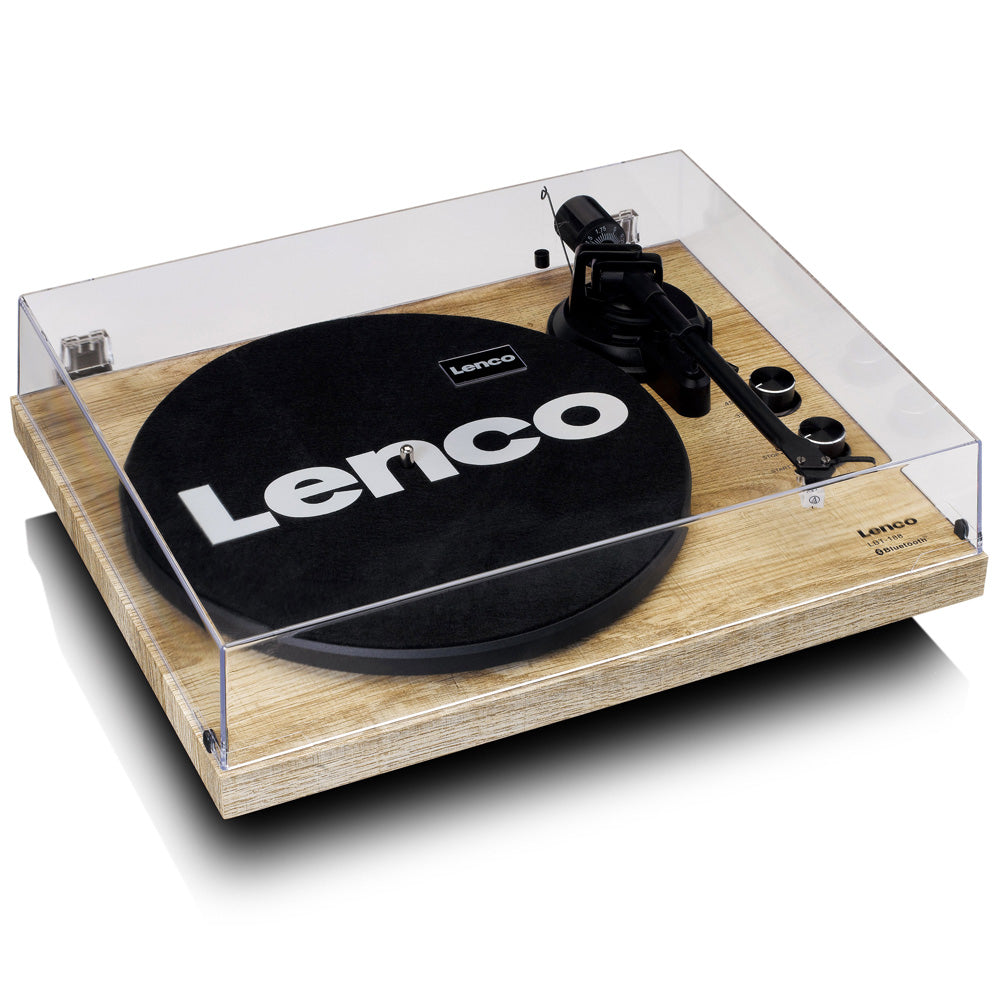 Lenco L-188 Turntable and Airpulse A80 Speakers - Premium Package in Pine - Airpulse Australia