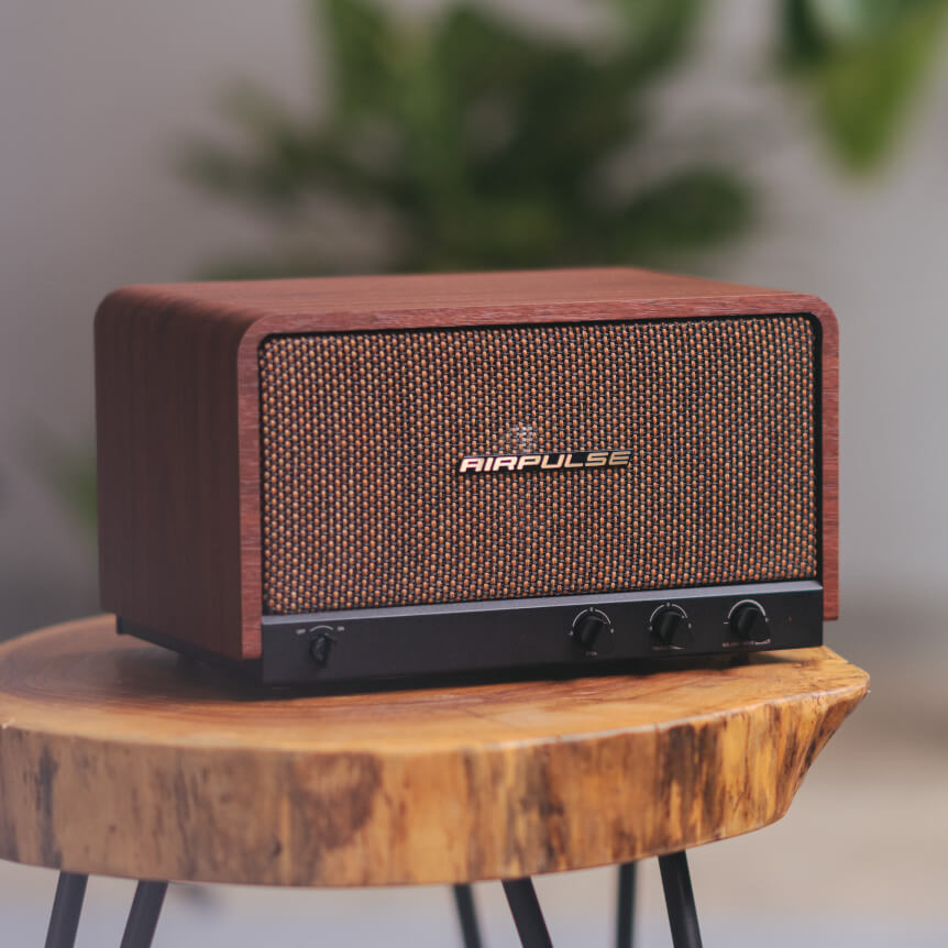 Airpulse P100X: Premium Multi-Driver Wireless Desktop Speaker System