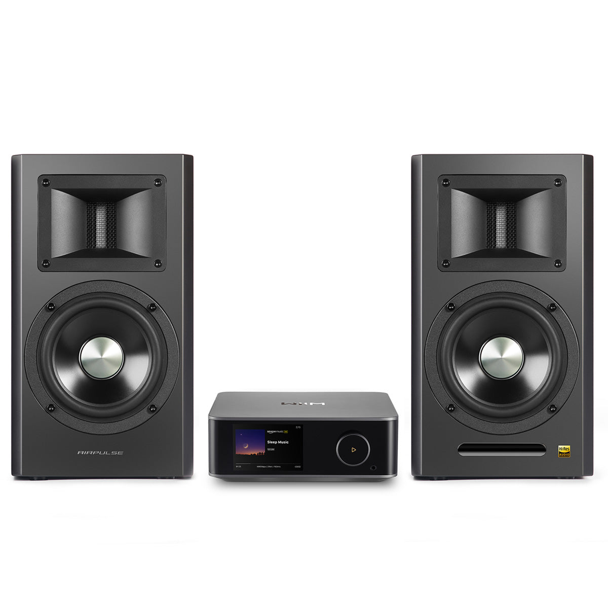 WiiM Ultra and Airpulse A100 Active Stereo System Package