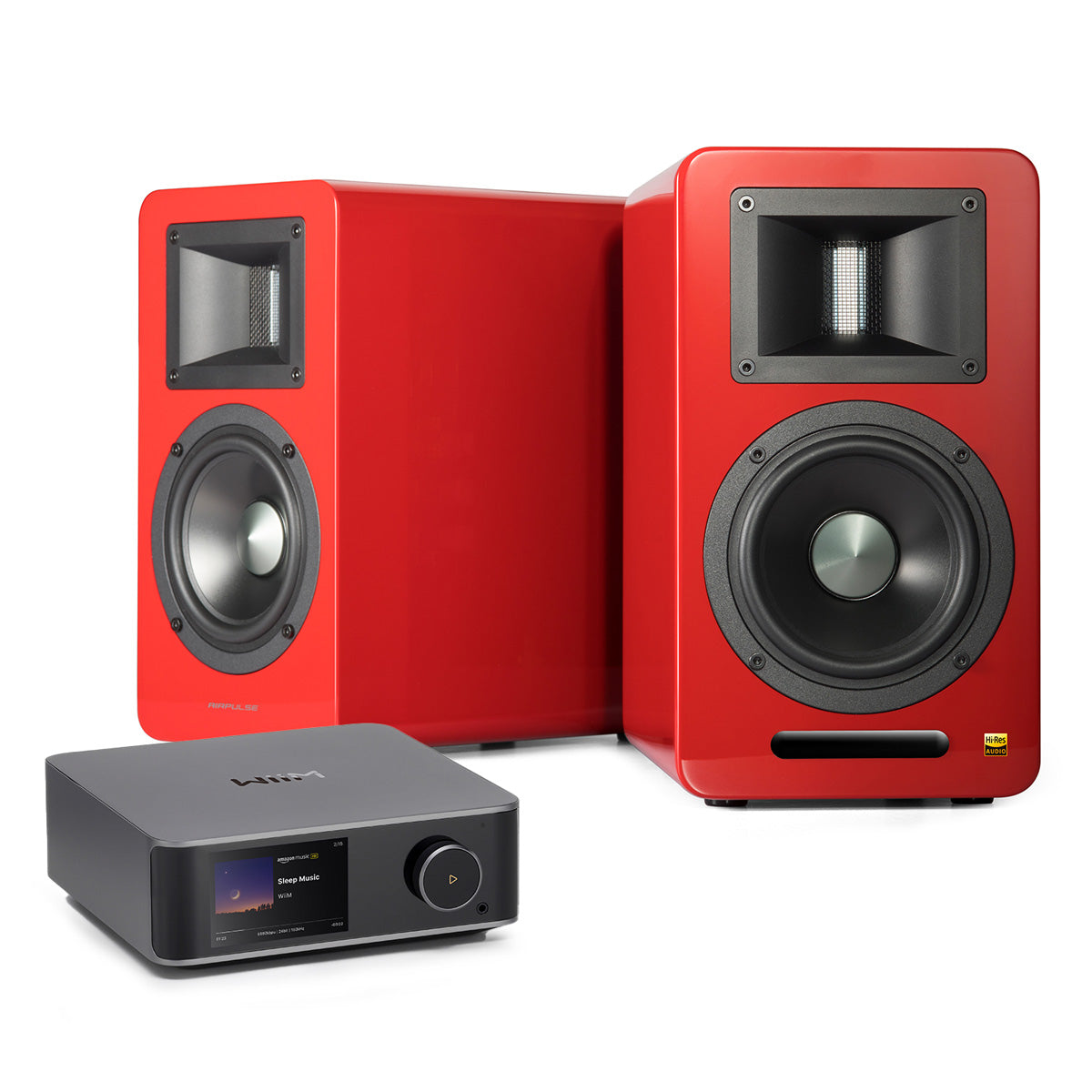 WiiM Ultra and Airpulse A100 Active Stereo System Package