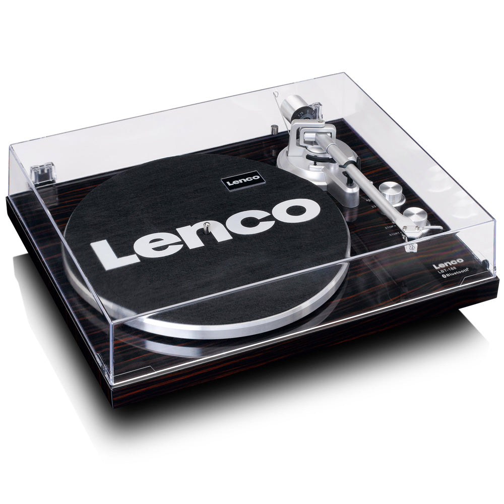 Lenco L-188 Turntable and Airpulse A80 Speakers - Premium Package in Walnut - Airpulse Australia