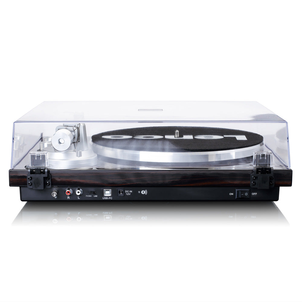 Lenco L-188 Turntable and Airpulse A80 Speakers - Premium Package in Walnut - Airpulse Australia