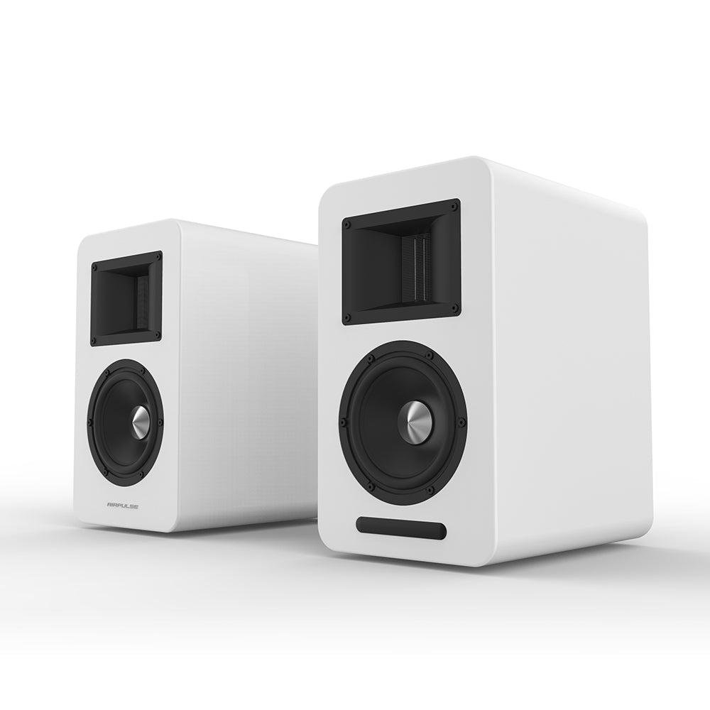 Lenco L-85 in White and Airpulse A100 in White - Airpulse Australia