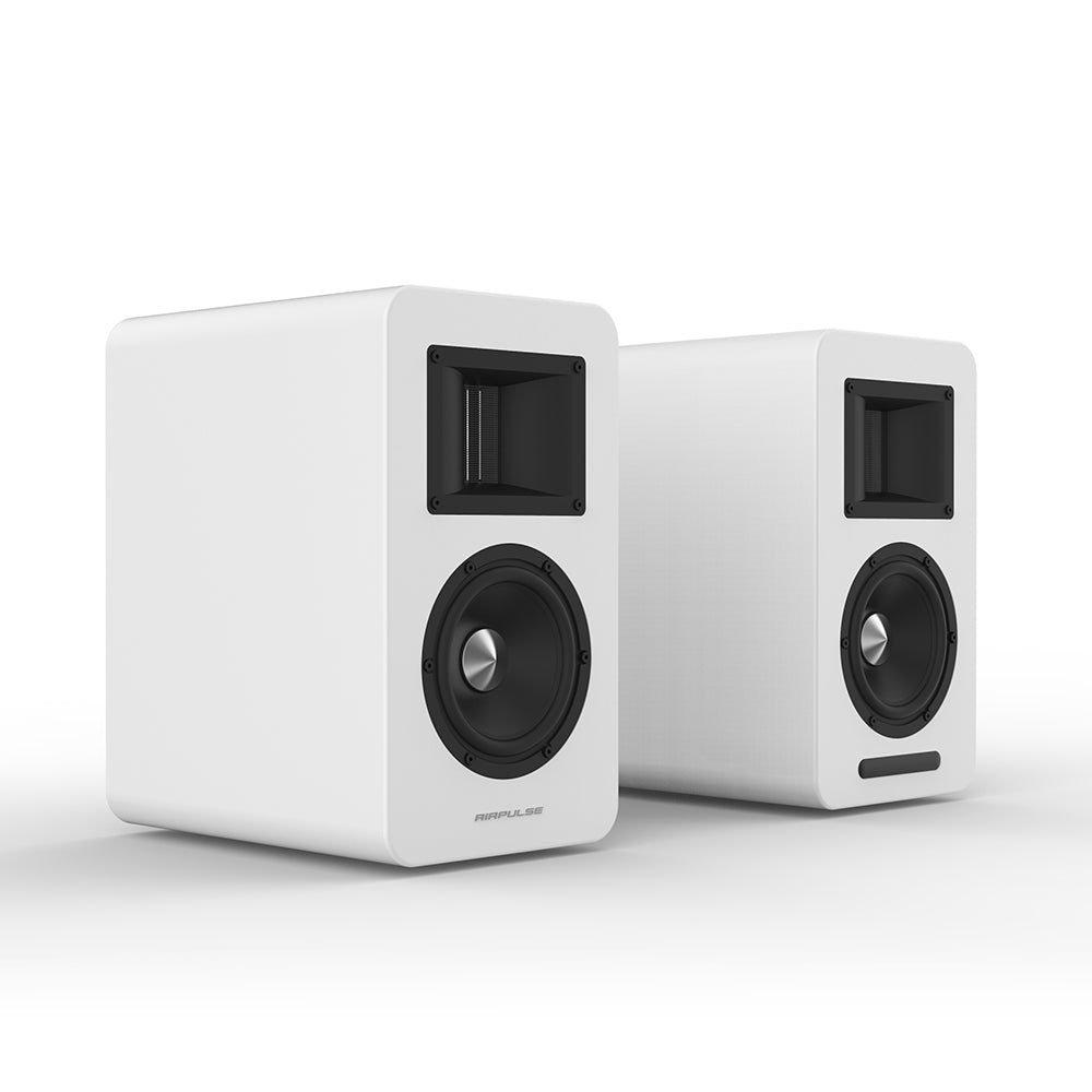 Lenco L-85 in White and Airpulse A100 in White - Airpulse Australia
