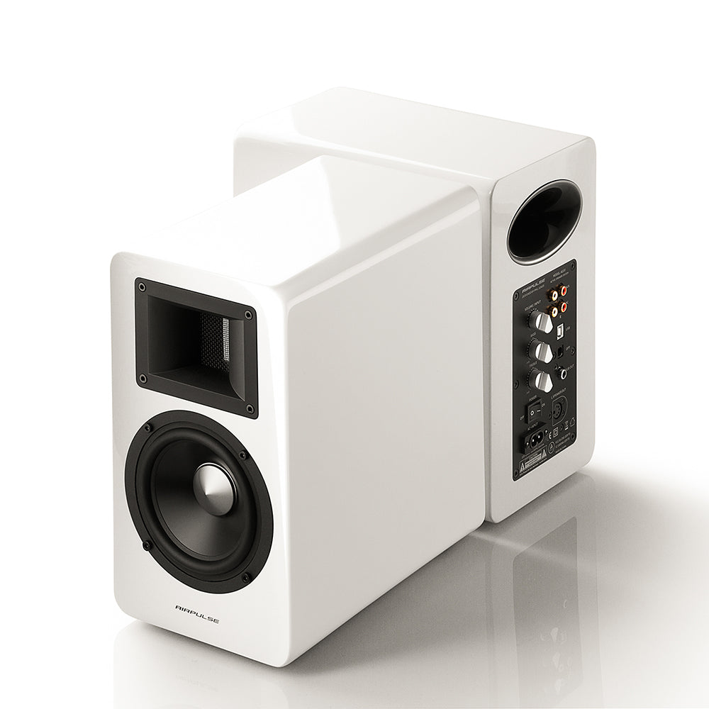 Lenco L-85 in White and Airpulse A100 in White - Airpulse Australia