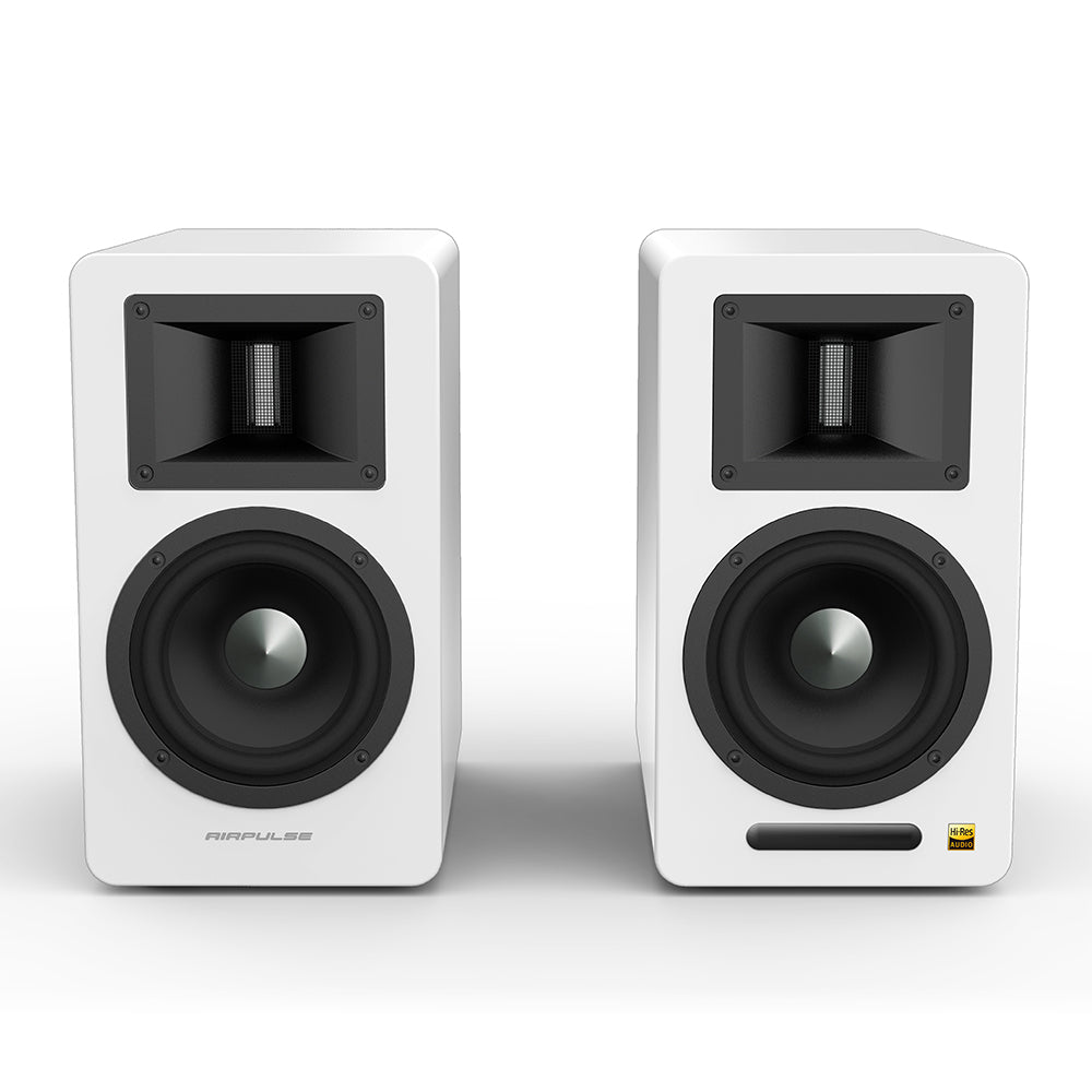 Lenco L-85 in White and Airpulse A100 in White - Airpulse Australia