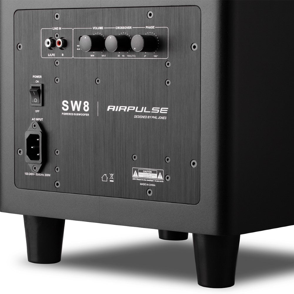 Airpulse SW8 Powered Subwoofer 170W - Airpulse Australia