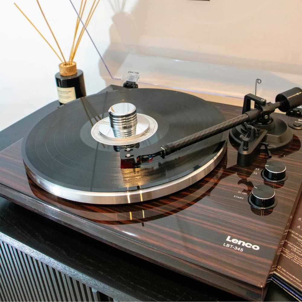 Lenco LBT 345 Walnut and Airpulse A100HD Premium Package - Airpulse Australia