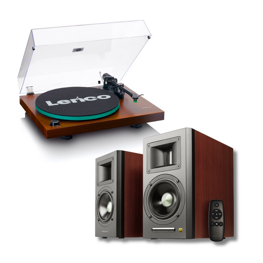 Lenco LBT 225 Walnut and Airpulse A100HD Premium Package - Airpulse Australia