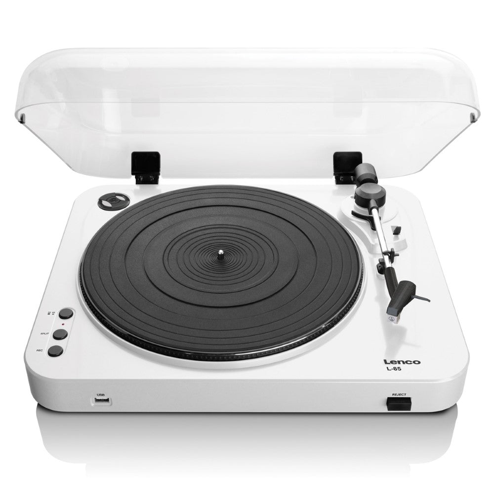 Lenco L-85 in White and Airpulse A100 in White - Airpulse Australia