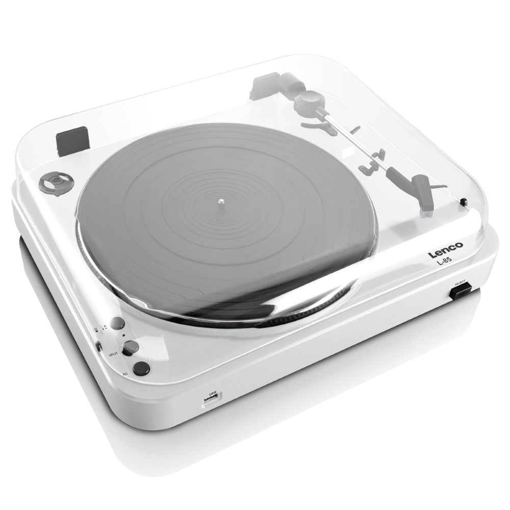 Lenco L-85 in White and Airpulse A100 in White - Airpulse Australia