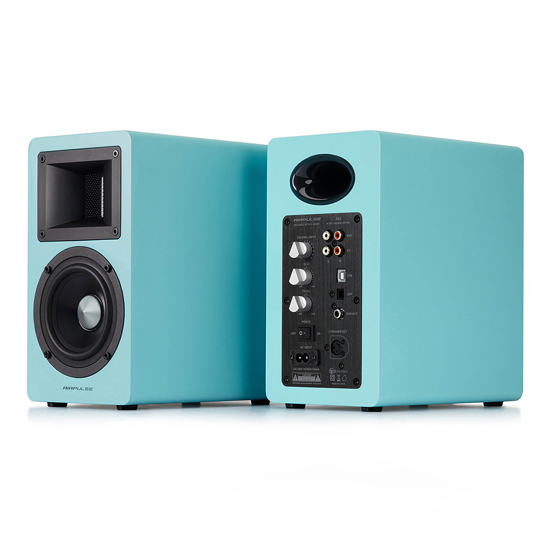 A80 - Active Bookshelf Speaker - Airpulse Australia